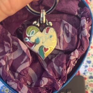 Brighton Multicolor Heart Key Holder